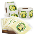 Custom Waterproof Stickers Packaging Printing Food Label